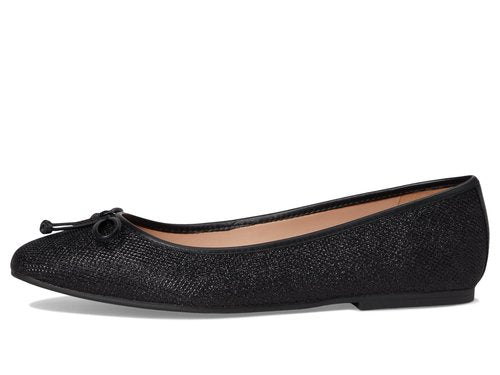 Cole Haan Women's Yara Soft Ballet Flats, Black Glitter Mesh, 11-B US