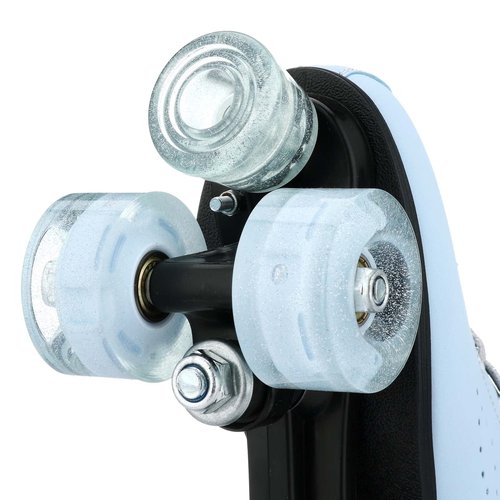 Comeon Roller Skates for Women PU Leather Roller Skates High-Top Leather for Beginners Teens for Woman,Girls and Boys,Adult (35=US 6)