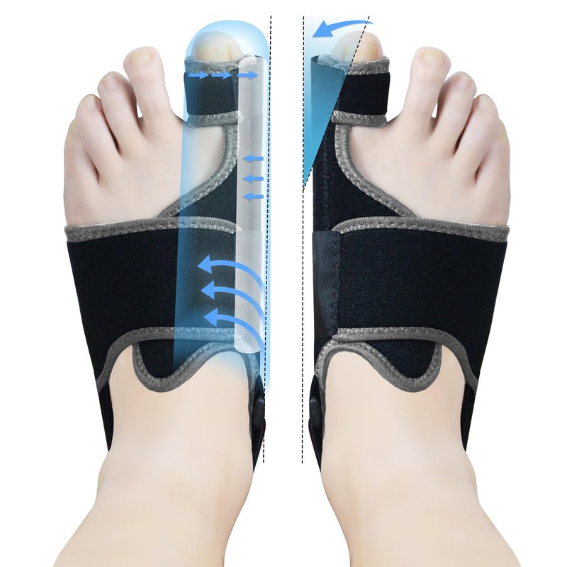 MOONSMILE Foot Gear 1 Pair Bunion Corrector for Women & Men, Night Bunion Splint, Big Toe Straightener, Foot Gear Brace for Bunion Pain Relief