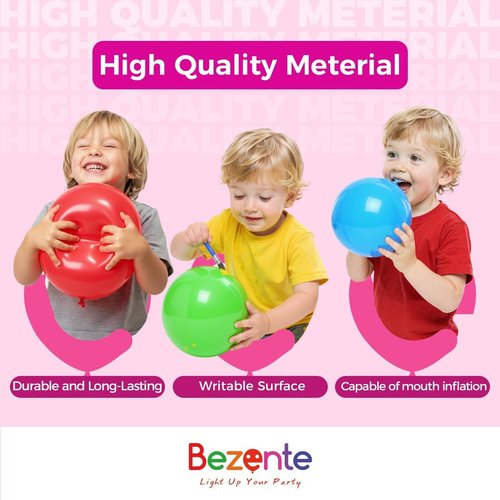 Bezente Royal Blue Giant Balloons 36 Inch - 8 Pack Jumbo Large Round Dark Blue Latex Balloon for Birthday Bridal Shower Graduation Baseball Nautical Party Decorations