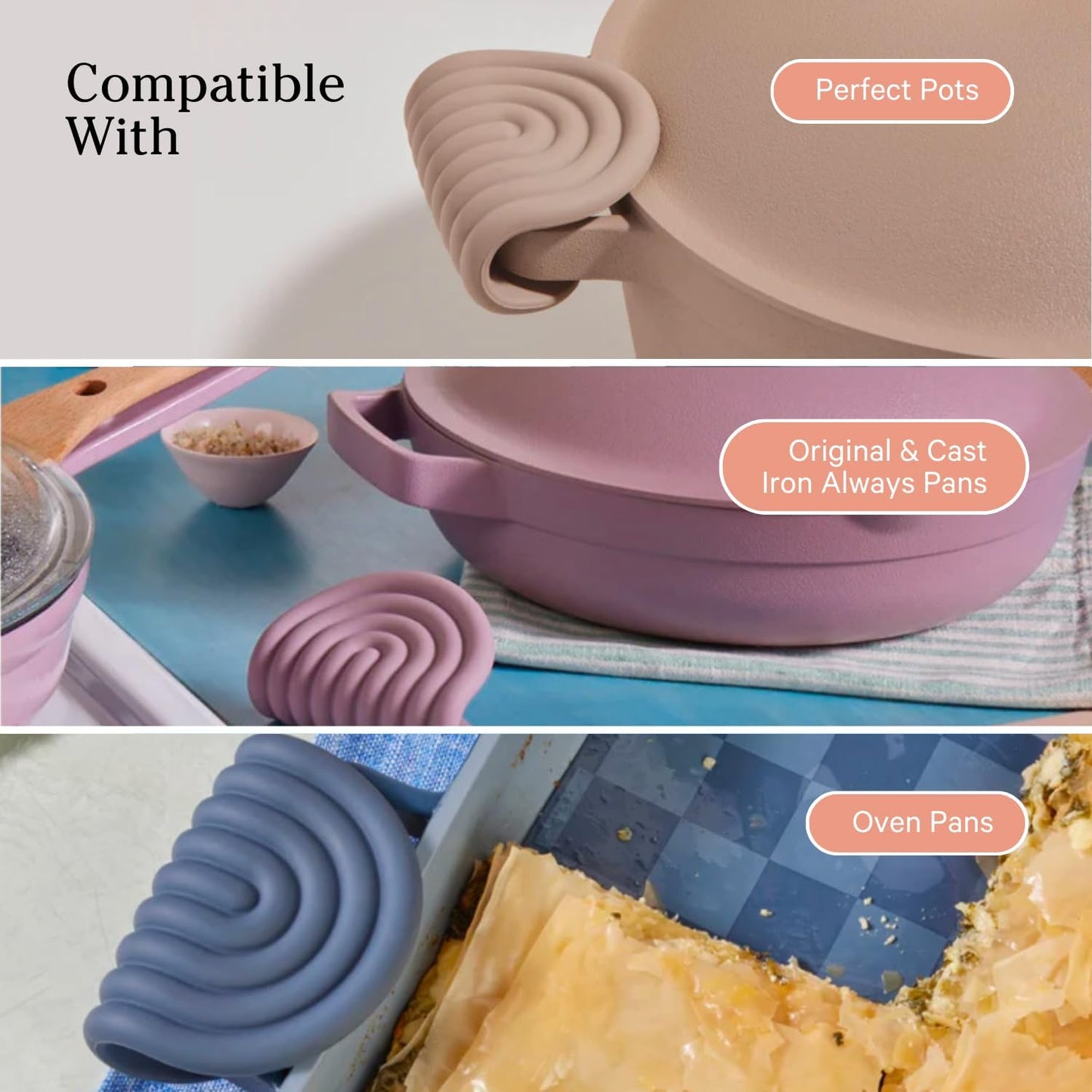 Our Place Hot Grips - Stylish Lavender Kitchen Grip for Safe Cooking