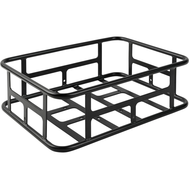 Retrospec EverythingBin Ebike Rear Basket, Large Rear Basket for Electric Bike 13x18x5.7 Easy Mounting, Strong, Durable, Weather Resistant Steel