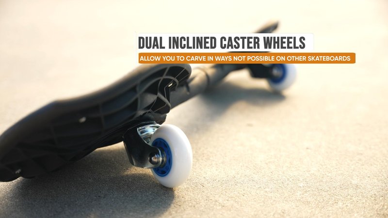 Razor RipStik Ripster for Ages 8+ - Compact and Lightweight Caster Board with 360-degree casters, for Riders 175 lbs