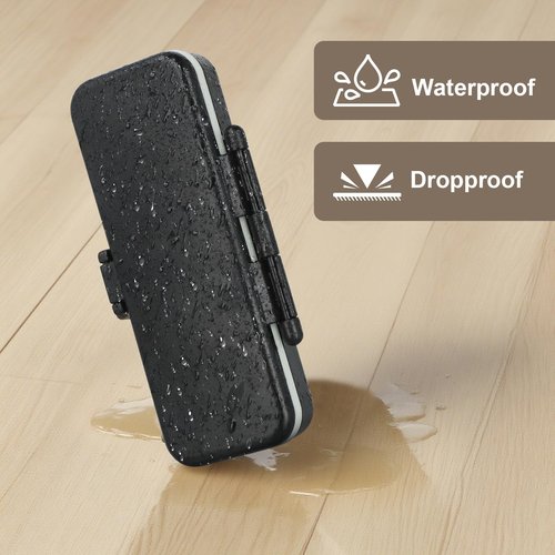 Hard Protective Case for Kardia Mobile 6L & 6L Max – Shockproof, Waterproof, Scratch-Resistant, with Silicone Inner Pad for Kardia Mobile EKG Monitor Case