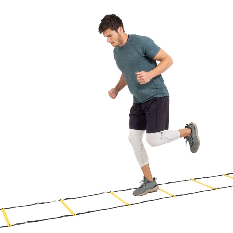 ProsourceFit Speed Agility Ladder for Speed Training and Sports Agility Workouts with Free Carrying Bag, 8 Rung