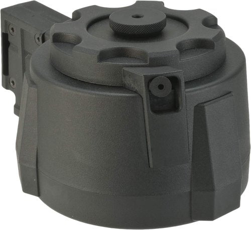 Evike Airsoft - Angel Custom 1500 Round Firestorm AEG Airsoft Drum Flashmag (Model: G36 / Black)
