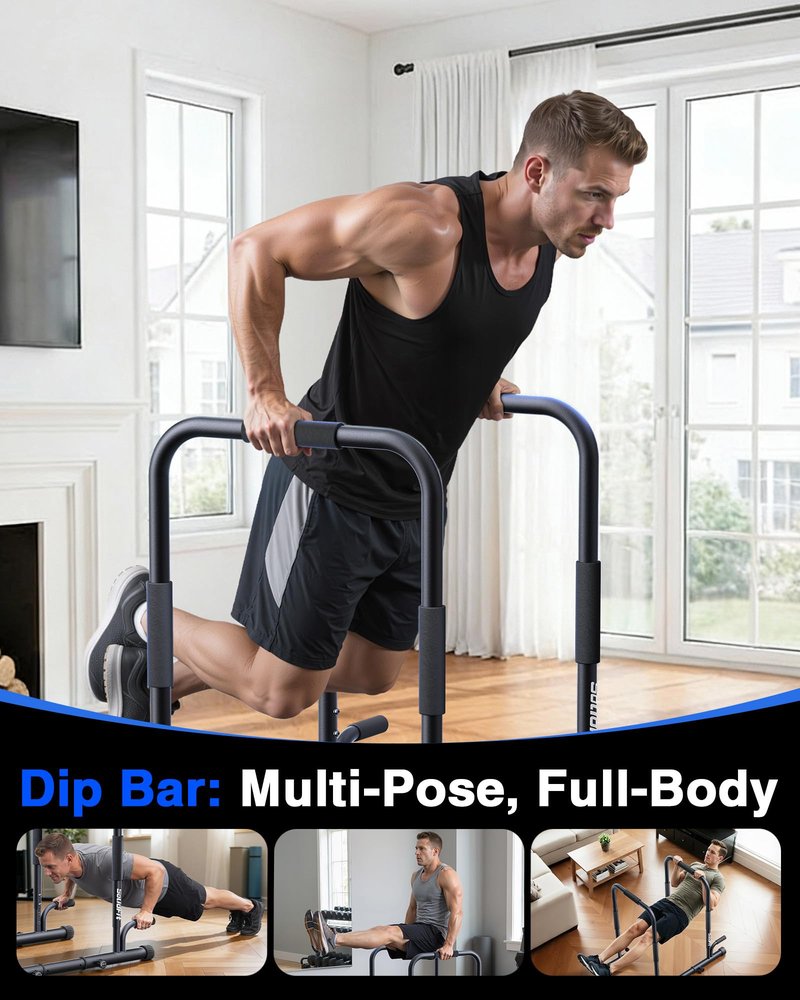 SolidFit Dip Bar & Push Up Bar Black ZZ