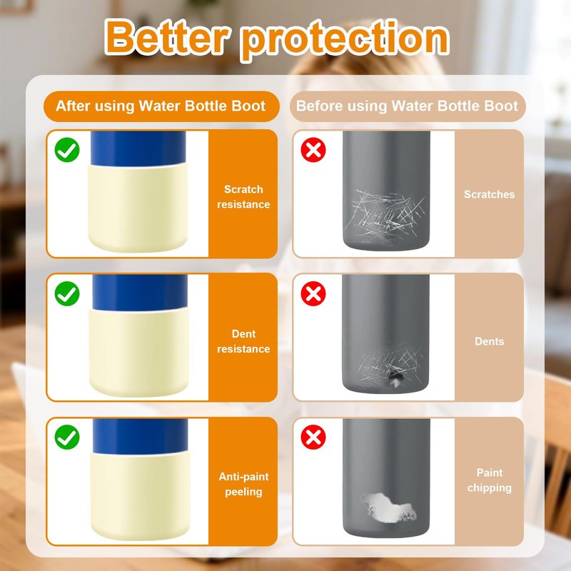 ( 2pcs)Silicone Water Bottle Boot and Bottle Drying Rack Compatible with Owala 24oz,Bottom Bumper Protector/Anti-Slip/Prevent scratches/Drying Rack Saves Space/Compatible with FreeSip Bottles,Cream