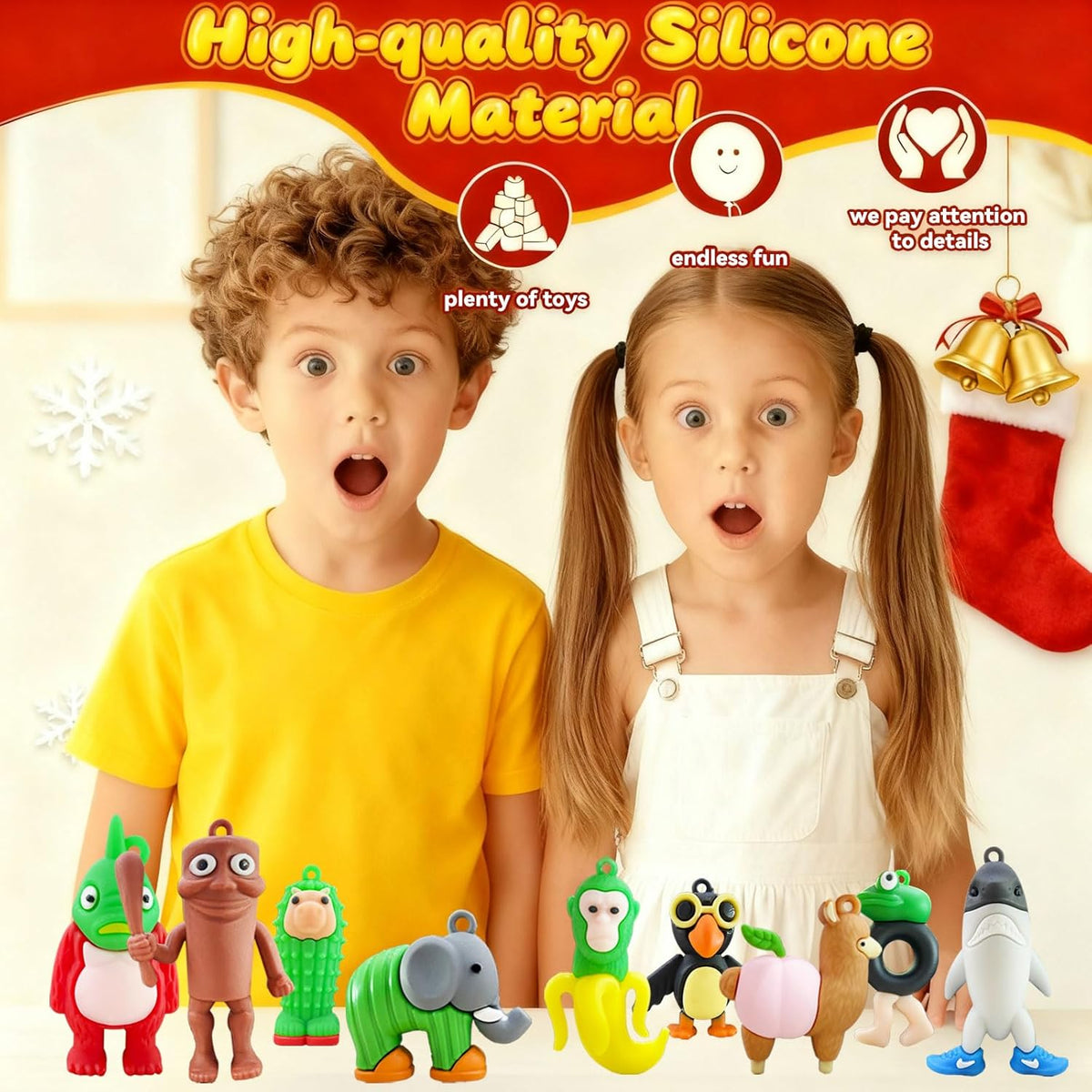 Advent Calendar 2026 - 24 Days of Exciting Surprises with Figurines | Perfect Gift for Kids