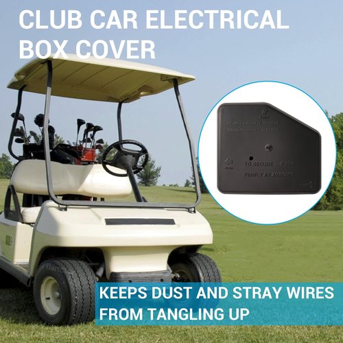 CartClan Club Car Electrical Box Cover, Golf Cart Electrical Component Box Asm Suitable for 1992-2015 Club Car DS Gas Golf Carts, OEM# 1015372