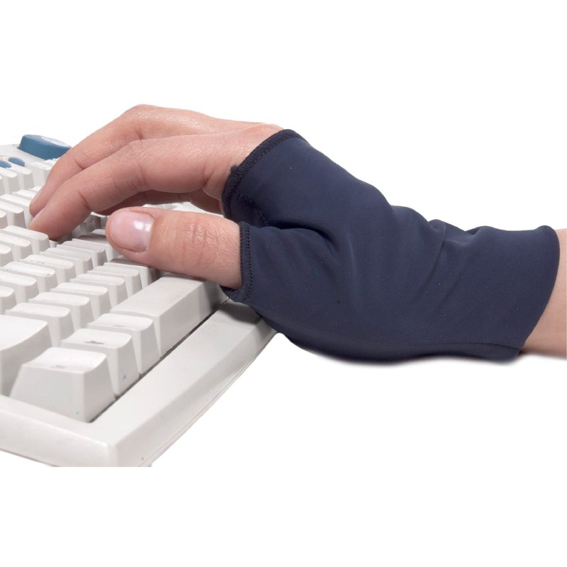NatraCure Computer Gloves (Carpal Tunnel Relief) Size: Medium/Large - One Pair (Reversible) - (For Wrist and Hand Pain Relief from Typing and Other Repetitive Movements)
