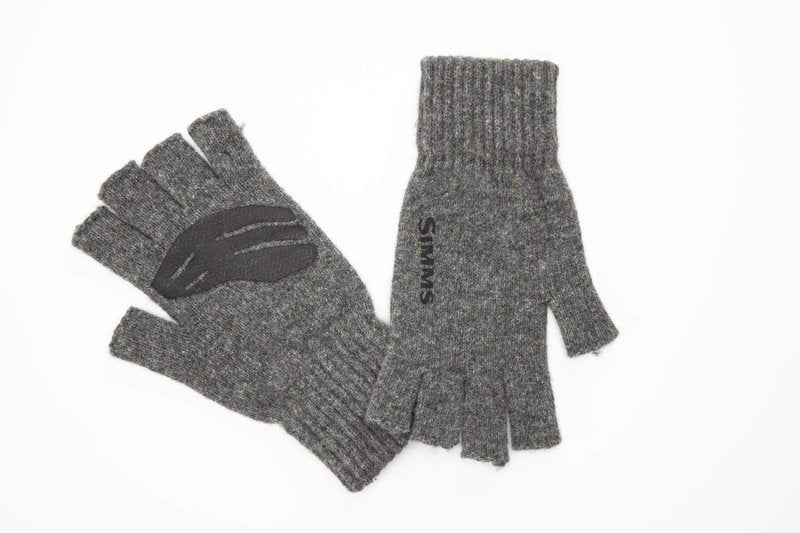Simms Wool Half-Finger Glove Steel S/M