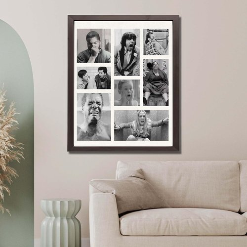InkFlow Humorous Wall Art - Quirky Bathroom Prints for Fun Home or Office Decor | 16x20 Unframed Print