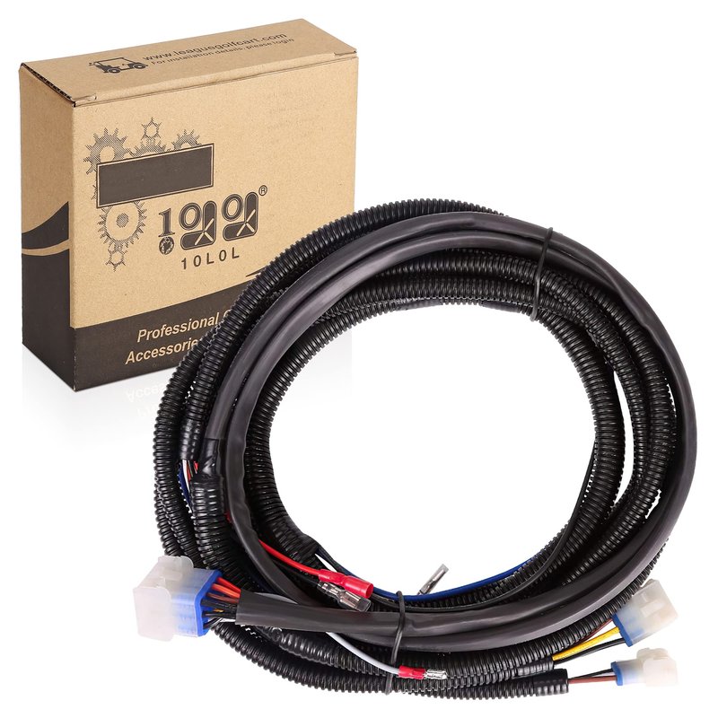 10L0L Golf Cart Ultimate Golf Cart Light Harness Kit for Club Car Precedent(Year 2008.5 up),Taillight Bucket Hareness for Precedent