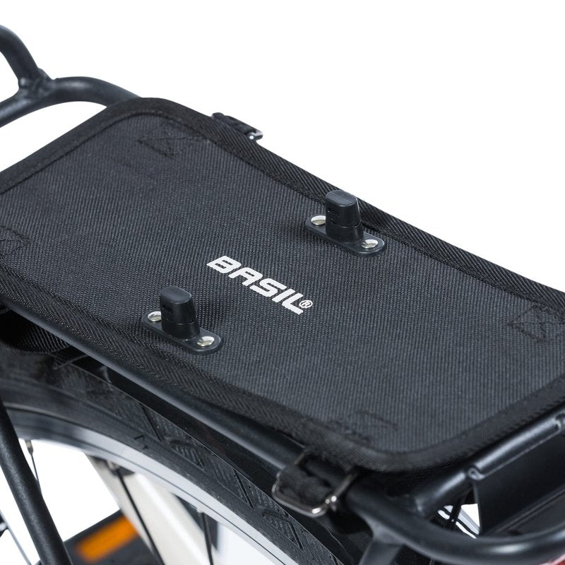 Basil Detachable Bag System, Universal Bridge System, Handle, Black, One Size
