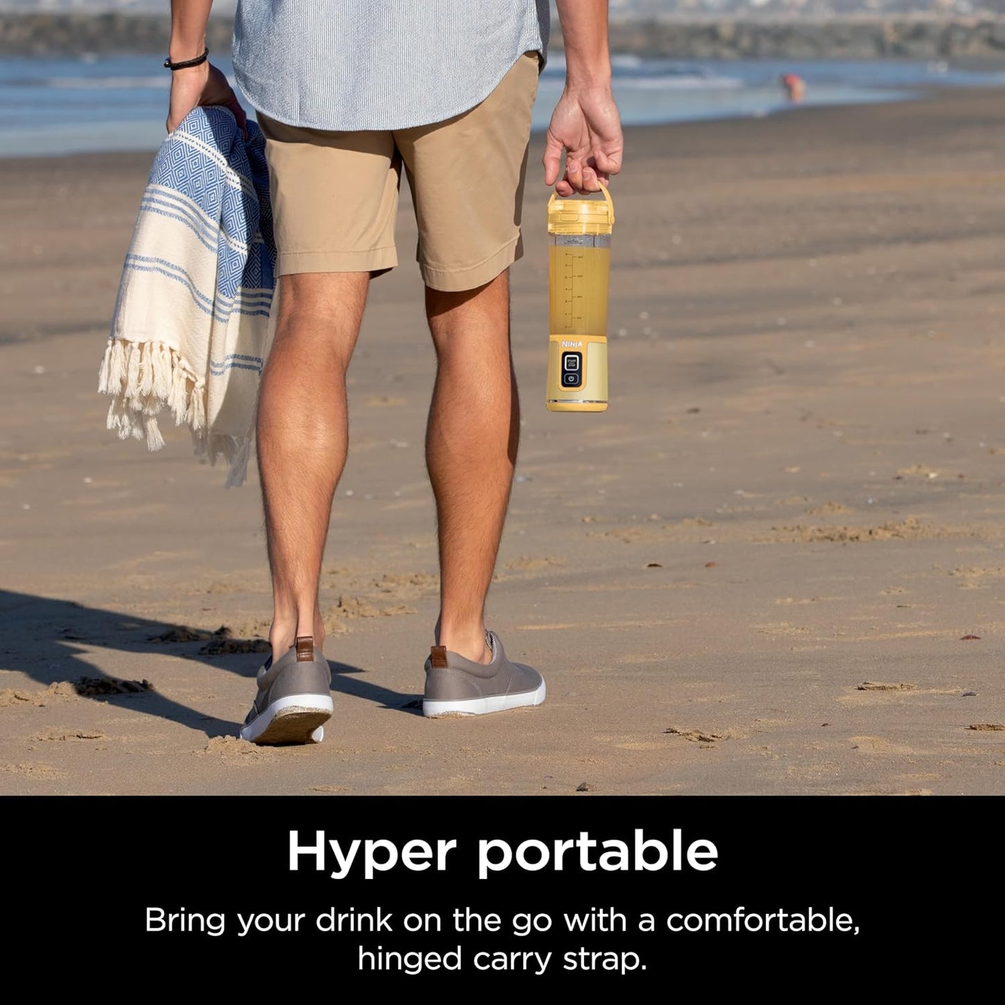 Ninja Blast Portable Blender - Cordless 18oz Personal Blender for Smoothies & Shakes | BPA Free, USB-C Rechargeable, Dishwasher Safe