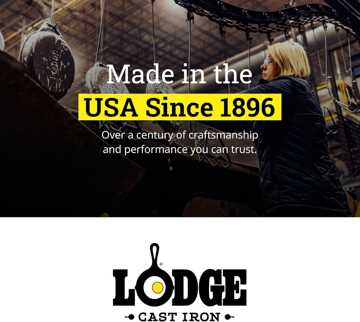 Lodge Seasoned Cast Iron Skillet - PFAS-Free Non-Toxic Cookware - Naturally Non-Stick & Oven Safe - 10.25 Inches