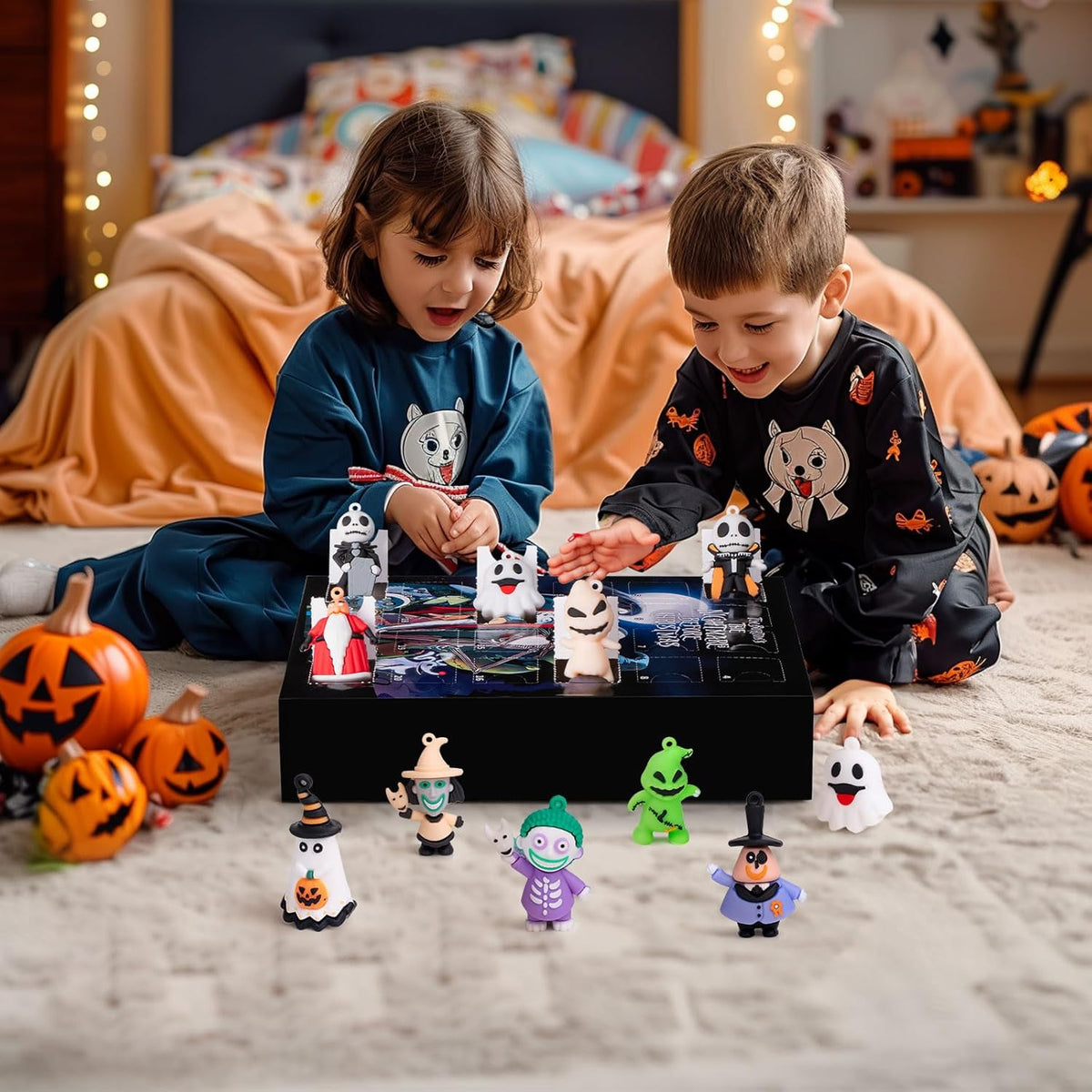 Nightmare Advent Calendar - 24 Collectible Surprises for Kids & Adults | Halloween Countdown Fun