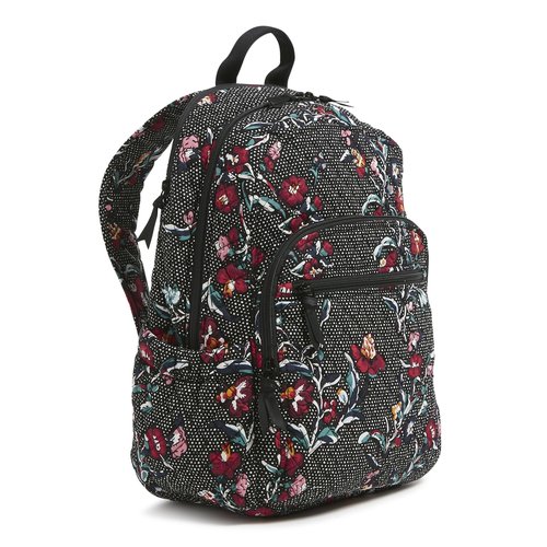 Cotton Campus Backpack, Perennials Noir Dot