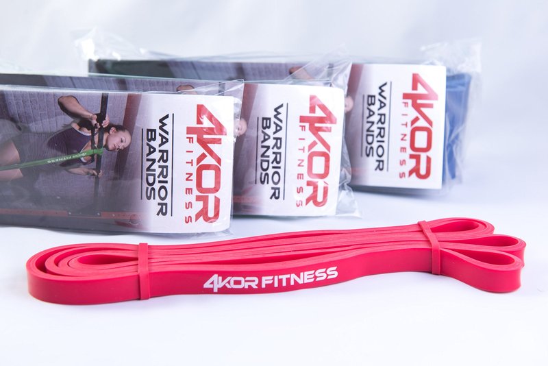 Pull Up Assist Band by 4KOR Fitness Heavy Duty 41" Resistance Loop Band for Mobility, Crossfit, Weightlifting, Therapy, Home or Gym Workouts and More (Fury Red - 15 to 35 Pounds - 0.5 inches)