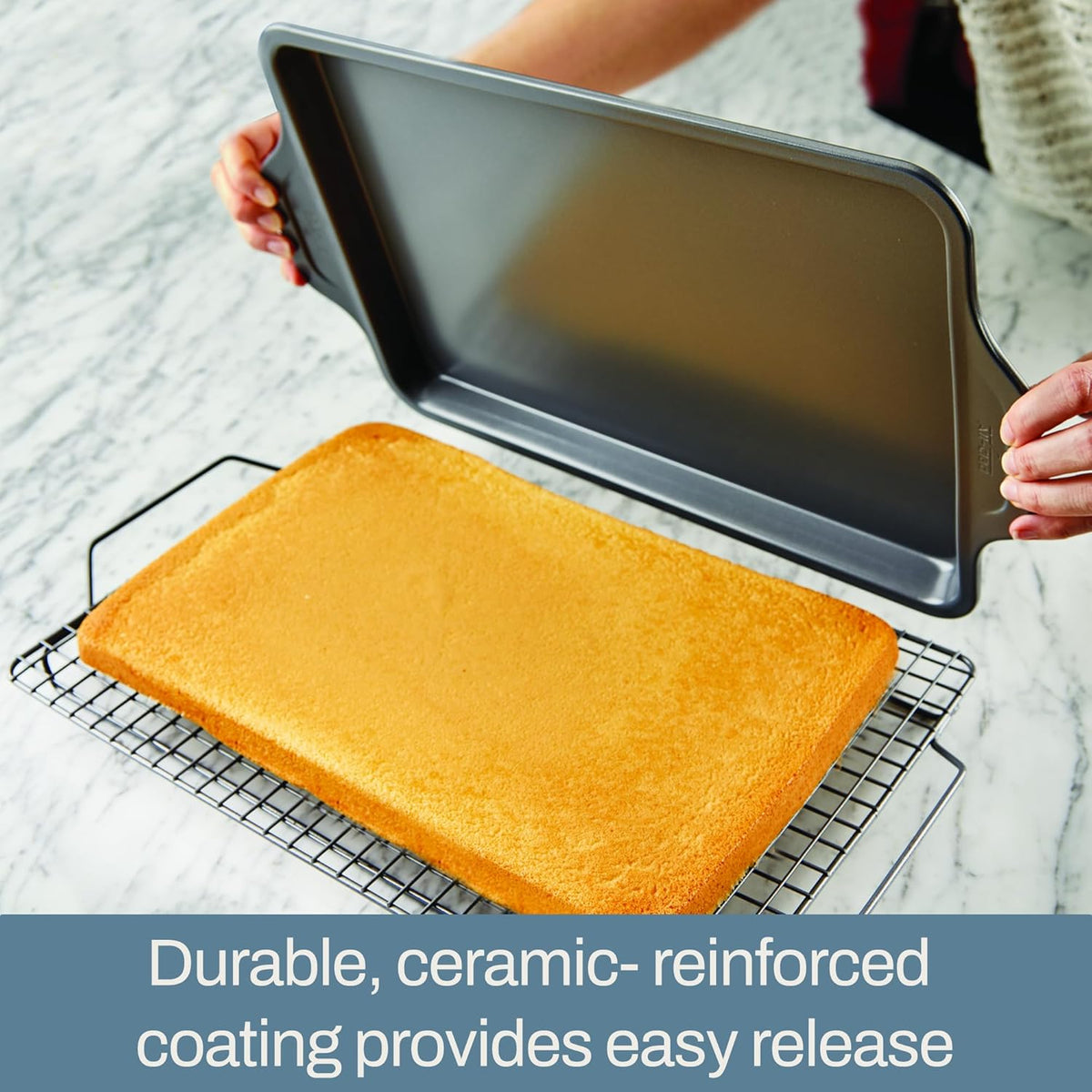All-Clad Pro-Release Nonstick Bakeware Set - 5-Piece Oven Safe Set | Includes Cookie Sheet, Muffin Pan, & More