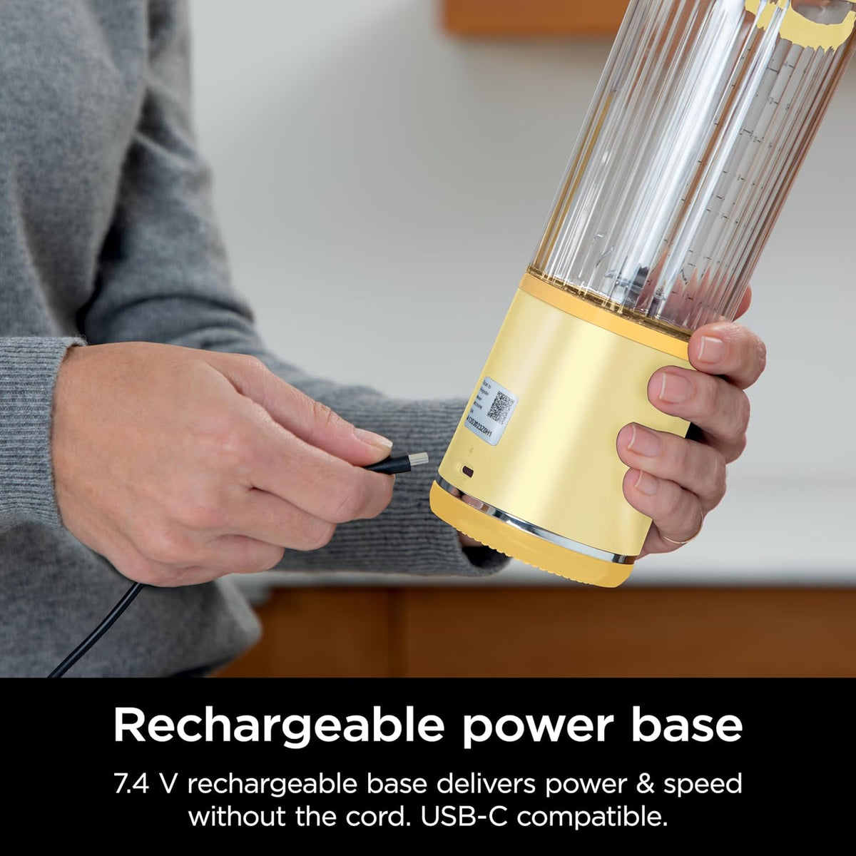 Ninja Blast Portable Blender - Cordless 18oz Personal Blender for Smoothies & Shakes | BPA Free, USB-C Rechargeable, Dishwasher Safe
