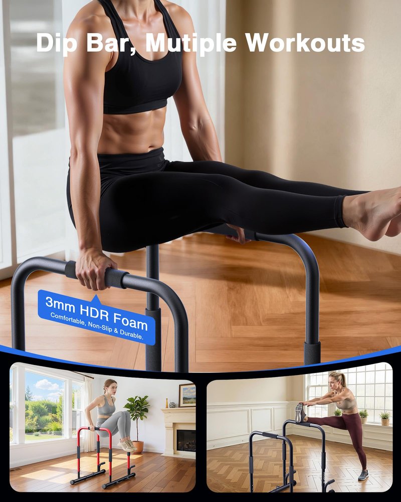 SolidFit Dip Bar & Push Up Bar Black ZZ