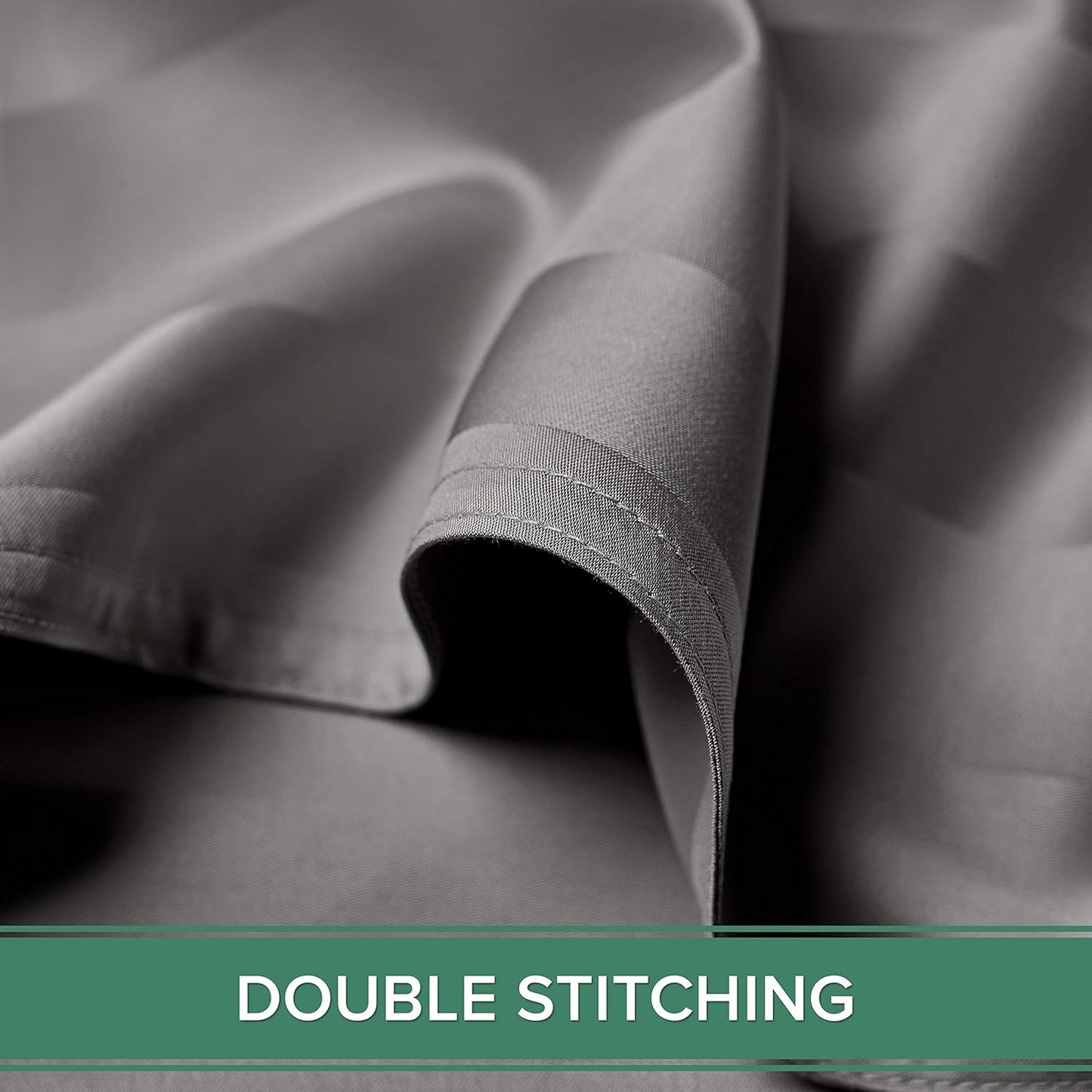 Pure Bamboo Queen Sheets - Luxuriously Soft 100% Organic Viscose Bed Sheet Set | Cooling Jacquard Stone