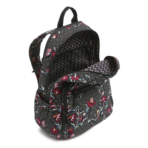 Cotton Campus Backpack, Perennials Noir Dot