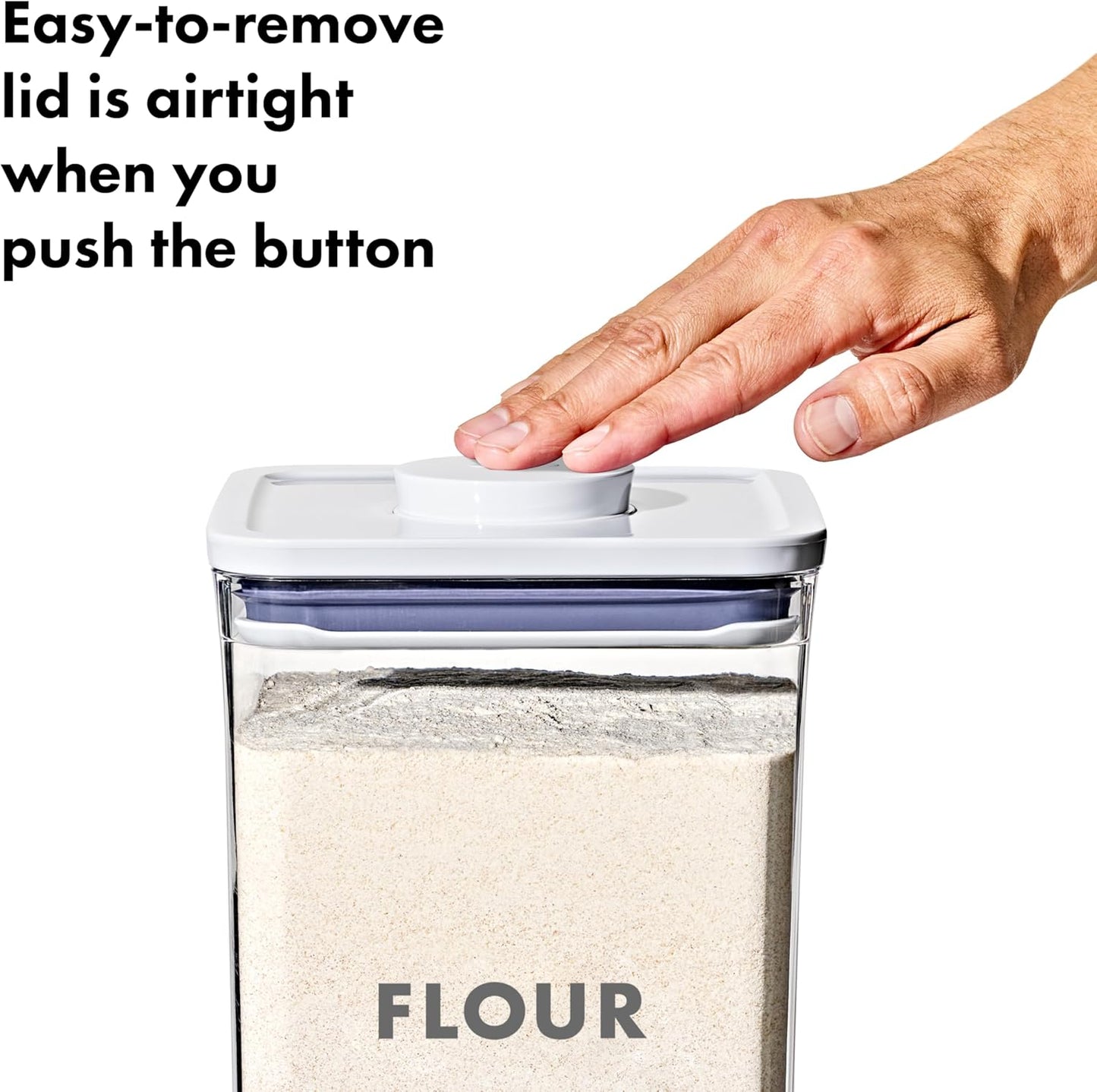OXO Good Grips Baking POP Container Set - 8-Piece Prelabeled Storage Solution for Freshness