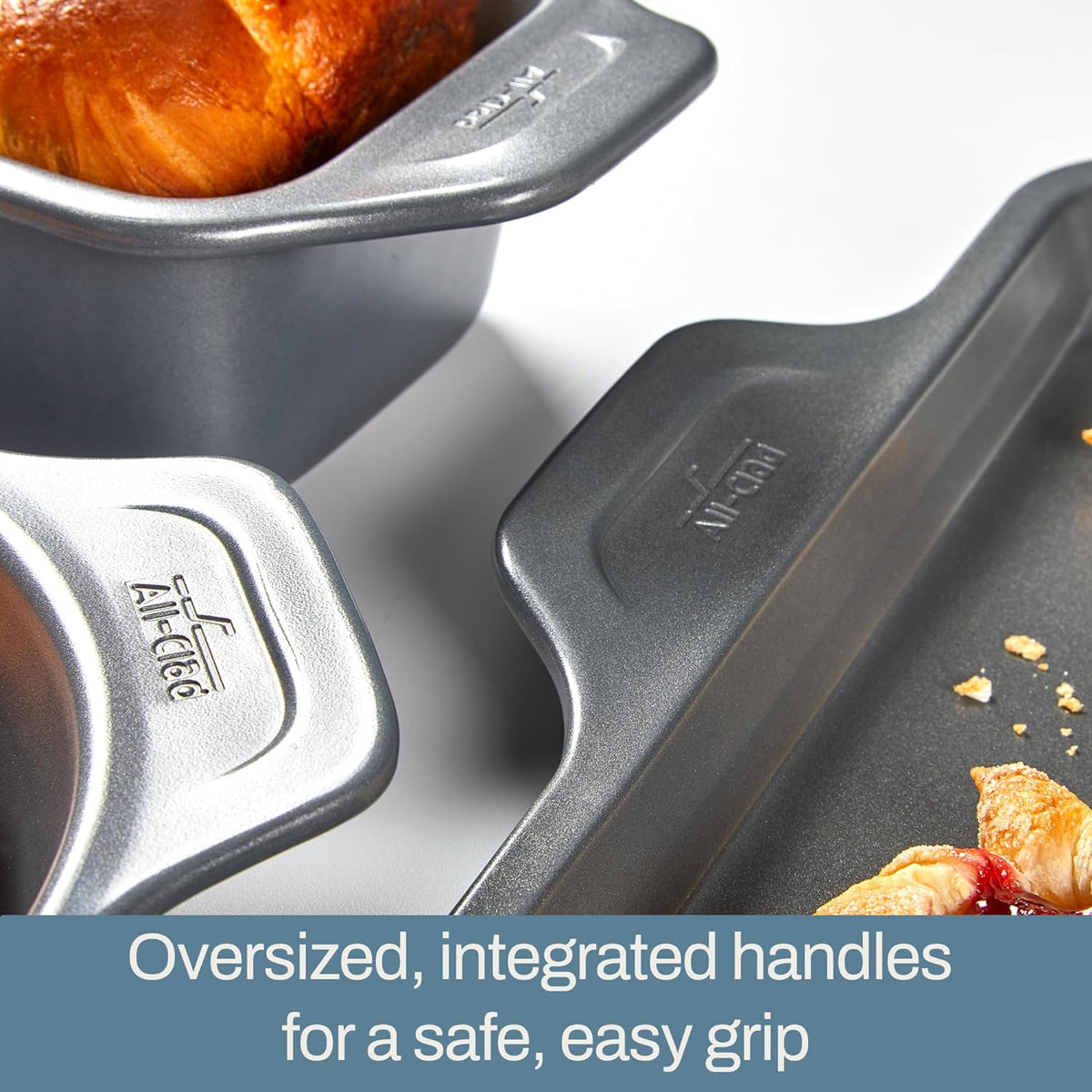 All-Clad Pro-Release Nonstick Bakeware Set - 5-Piece Oven Safe Set | Includes Cookie Sheet, Muffin Pan, & More
