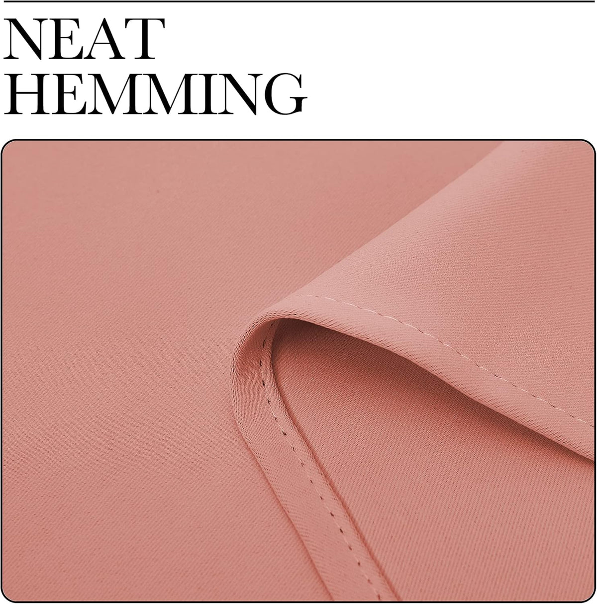 NICETOWN Grommet Blackout Curtains - Light Blocking Draperies for Bedroom & Nursery | Coral, 2 Panels, 42x63 Inches