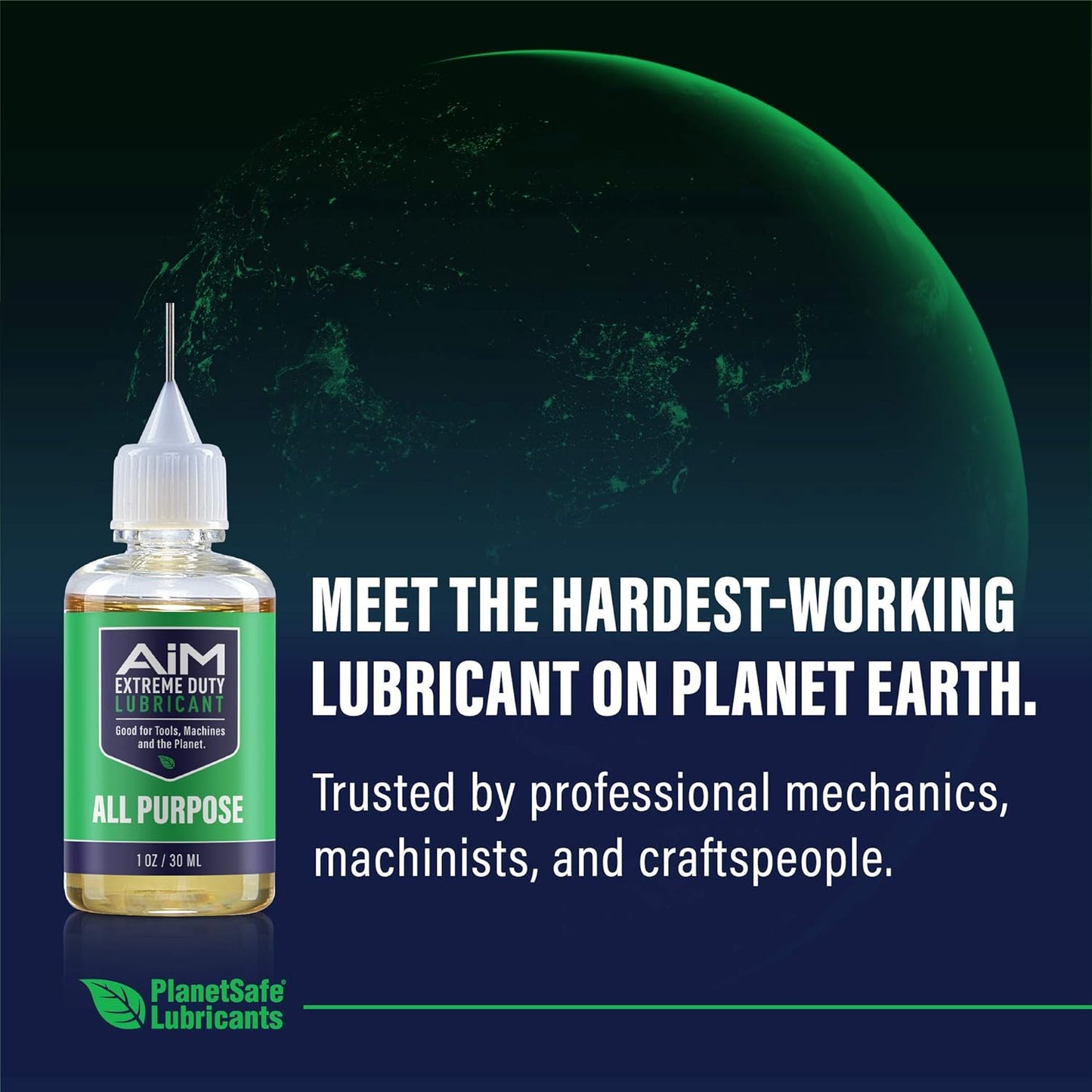 PlanetSafe Lubricants Hedge Trimmer Oil - 1 oz & 4 oz Spray | Cleaner & Lubricant for Tools