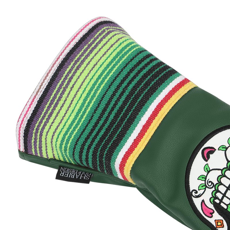 SHABIER Green Eyes Design Golf Headcover with Skull Design for Golf Club (Green, Hybrid)