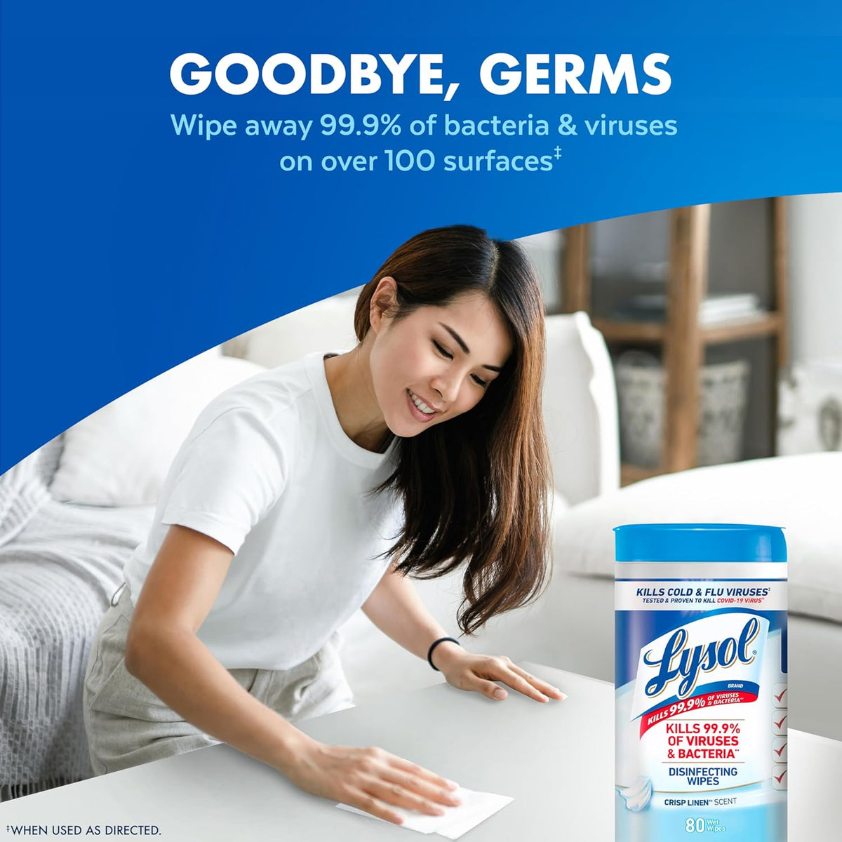 Lysol Disinfecting Wipes Bundle - All-Purpose Multi-Surface Cleaner | 80 Count (4 Pack)