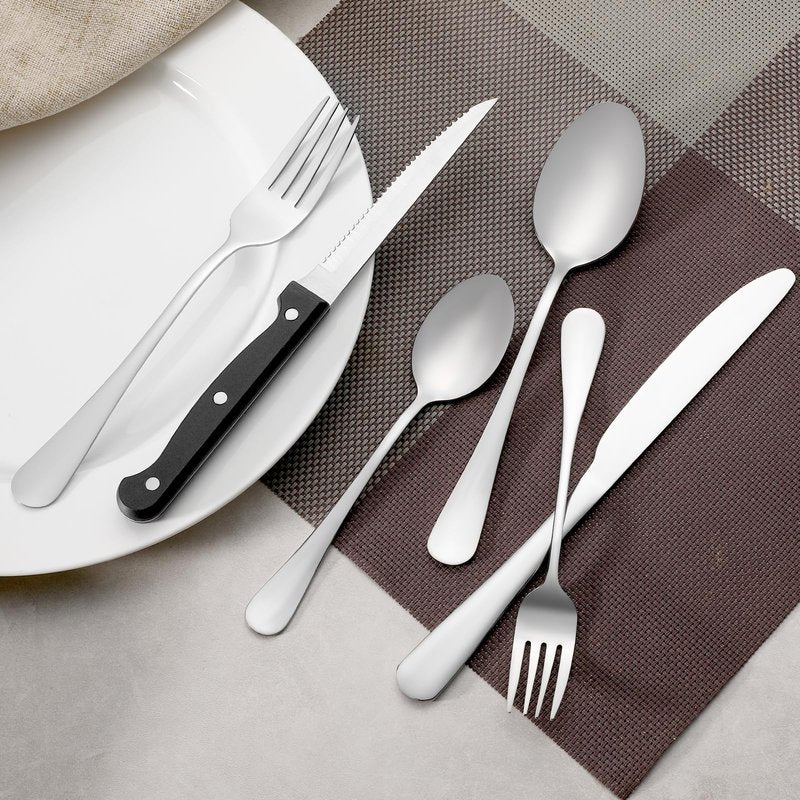 12 Piece Dinner Forks Set, Food-Grade Stainless Steel Forks Silverware, Cutlery Forks, Dessert Forks, Metal Forks for Home, Kitchen or Restaurant, Mirror Polished, Dishwasher Safe - 8 Inch