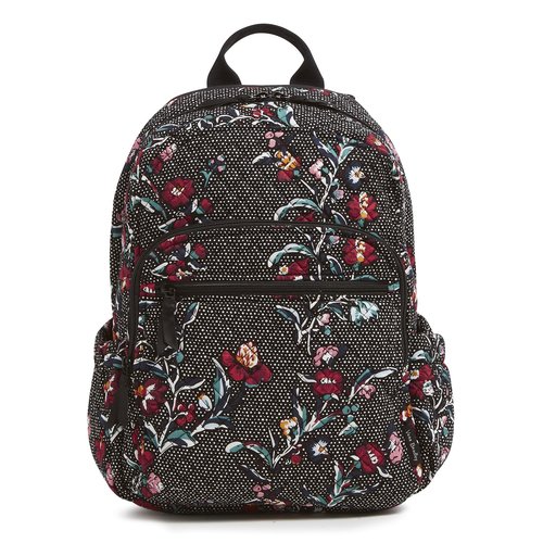 Cotton Campus Backpack, Perennials Noir Dot