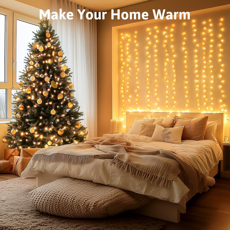 33ft 100 LED Fairy Lights Battery Operated with Remote, HALHSAP Battery Powered String Lights, Waterproof Twinkle Fairy Lights for Bedroom DIY Party Wedding Indoor Outdoor Christmas Decorations 1 PACK