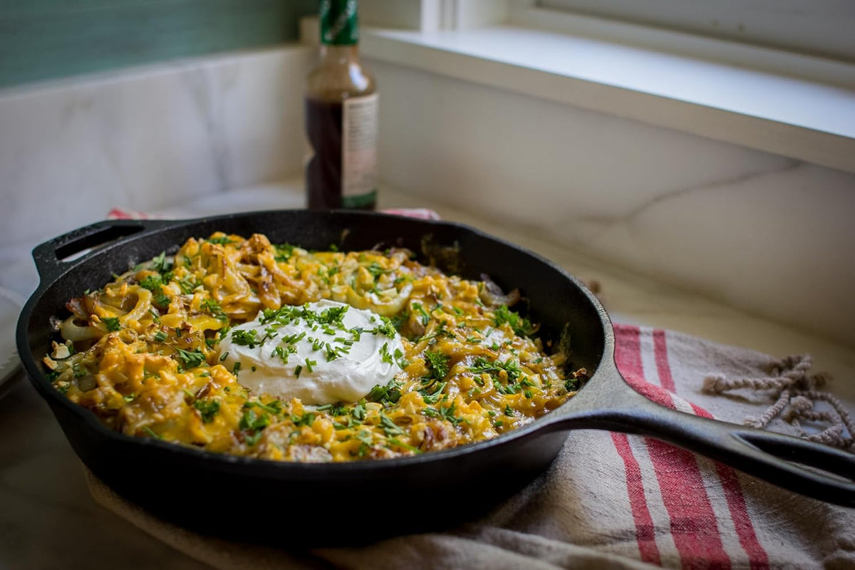 Lodge Seasoned Cast Iron Skillet - PFAS-Free Non-Toxic Cookware - Naturally Non-Stick & Oven Safe - 10.25 Inches