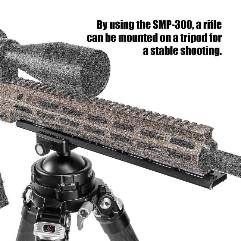 11 inch Arca Swiss Adapter M lok Rail for Rifles,300 mm Long, 2520