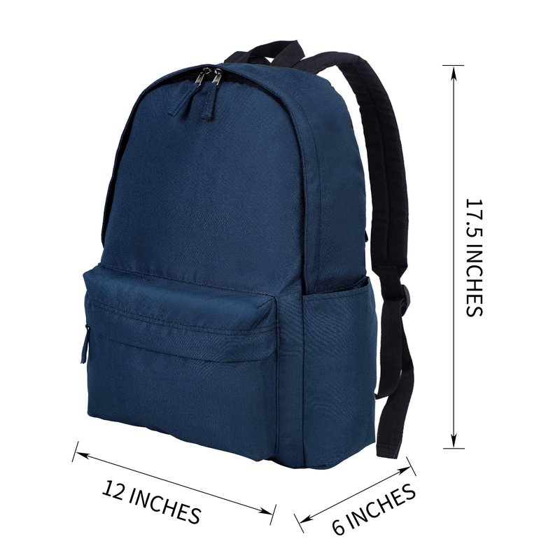 Vorspack Backpack Lightweight Backpack for College Travel Work for Men and Women - Navy
