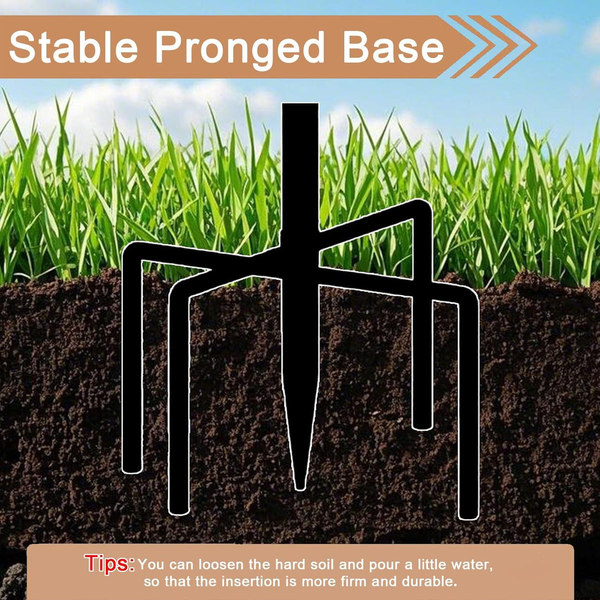 Metal Bird Bath by [Brand Name] - 13" Removable Bowl with Stable Stake | Easy to Clean Garden Decor