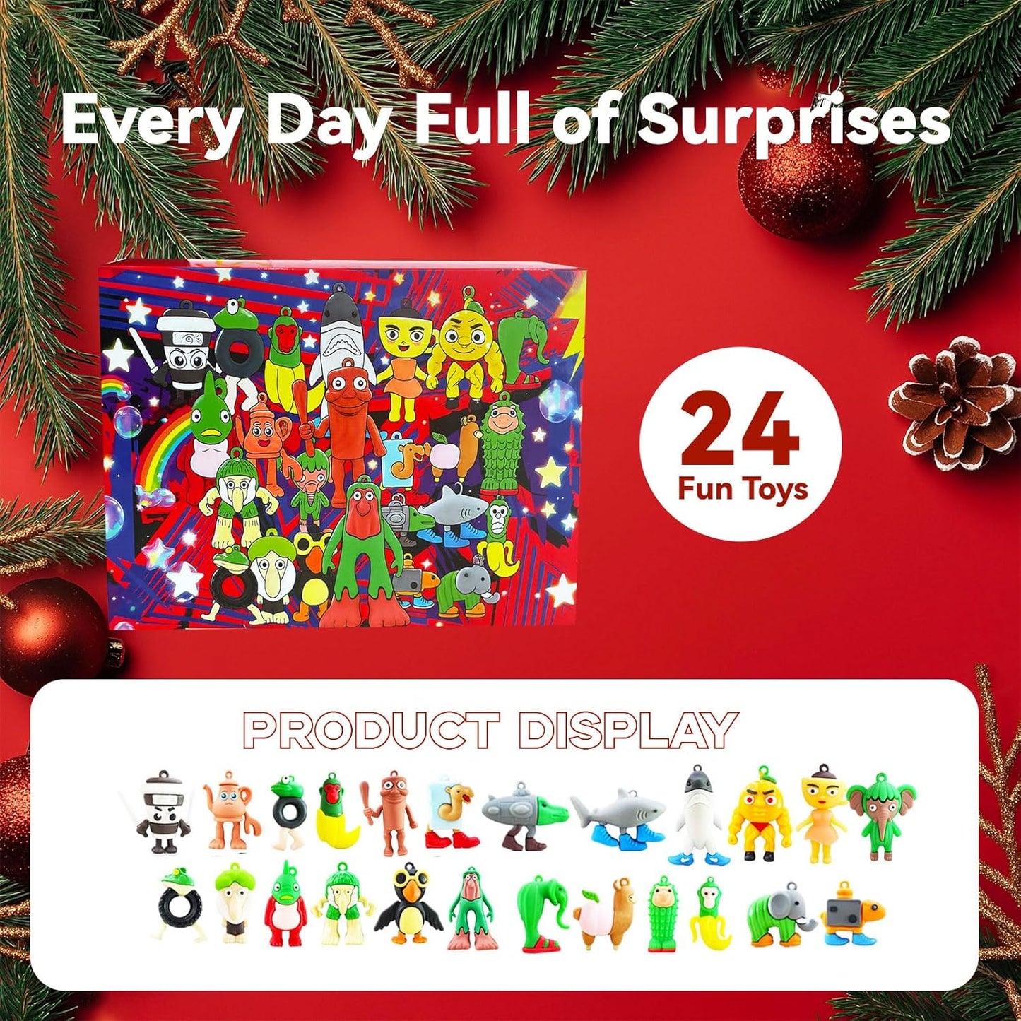 Advent Calendar 2026 - 24 Days of Exciting Surprises with Figurines | Perfect Gift for Kids