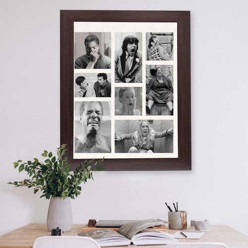 InkFlow Humorous Wall Art - Quirky Bathroom Prints for Fun Home or Office Decor | 16x20 Unframed Print