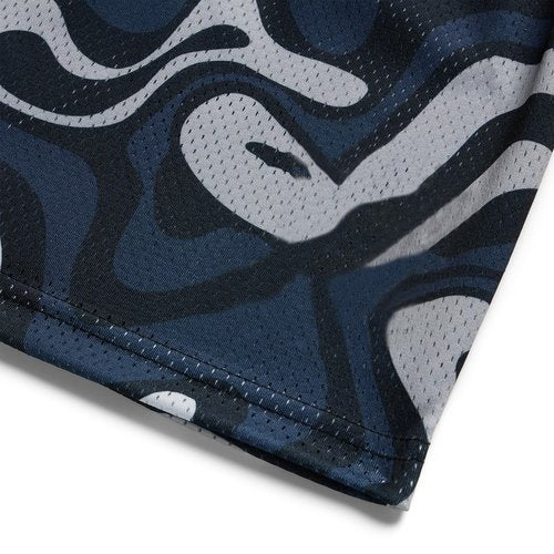 DIOTSR Mens Art Graphic Basketball Shorts Casual Athletic Running Shorts Cool Streetwear Designer Shorts Drawstring (01 Art Black&Grey,Medium)