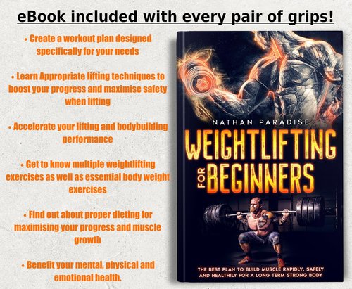 Gainz - Thick Bar Dumbell/Barbell Weight Lifting Adapters - Grow Bigger Biceps - Training, Bodybuilding (Set of 2) (Blue)